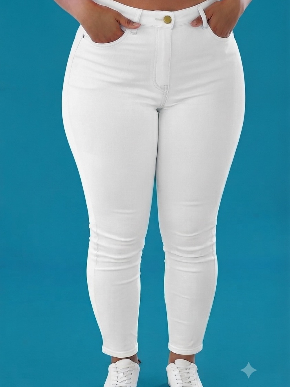 Falls Creek White Skinny Jeans